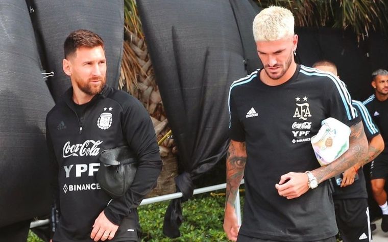 El capitán de la Selección argentina le dio un consejo sentimental a De Paul. Foto: Instagram Rodrigo De Paul