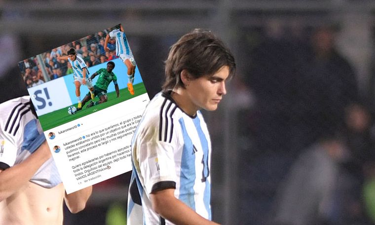 El posteo del volante argentino tras la eliminación del Mundial.