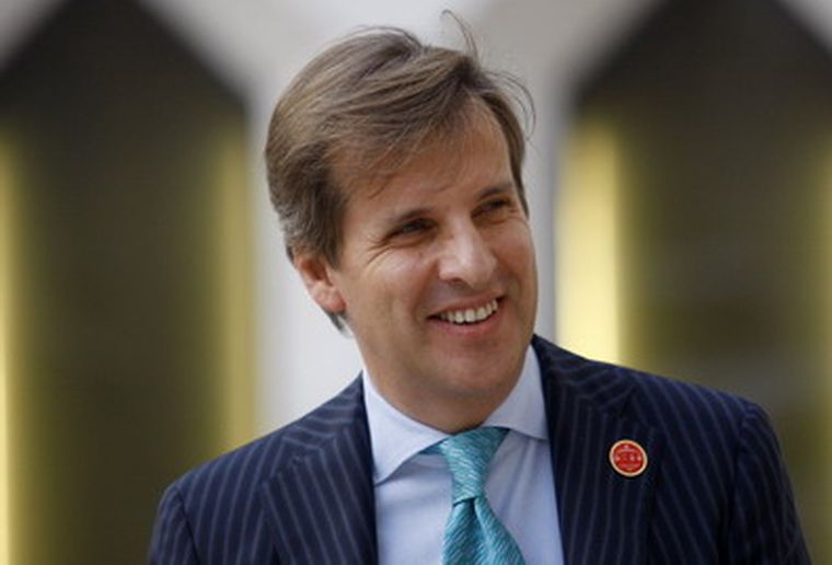 Martín Redrado, en el centro de la escena. Foto: NA