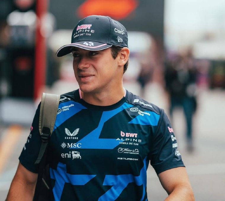 Franco Colapinto se prepara para correr su novena carrera como piloto de Alpine.