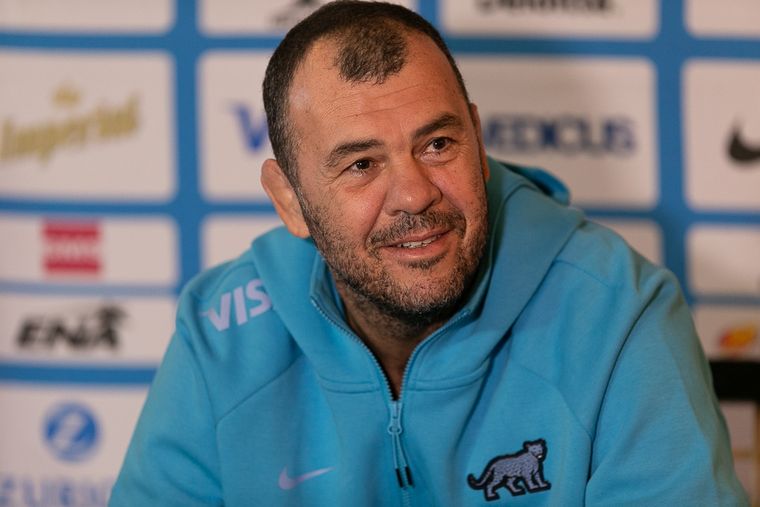 Cheika, en su etapa como entrenador argentino. Cheika, en su etapa como entrenador argentino.