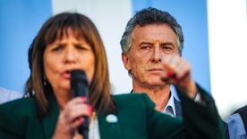 Juntos pero separados. Bullrich y Macri cargaron contra la AFA y Claudio Tapia. Juntos pero separados. Bullrich y Macri cargaron contra la AFA y Claudio Tapia.