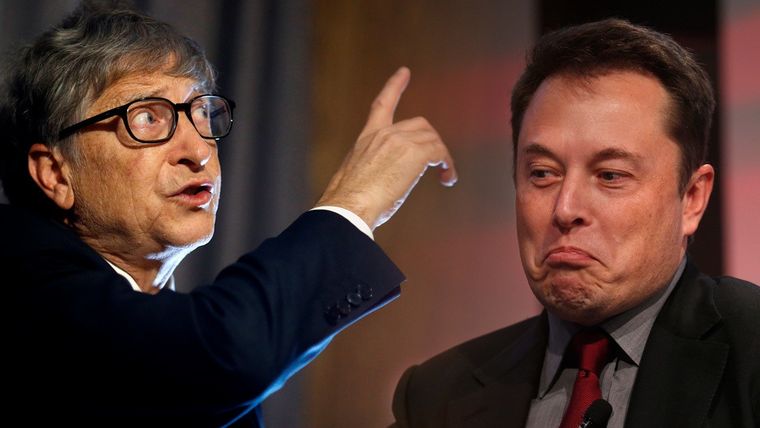 Bill Gates y Elon Musk.