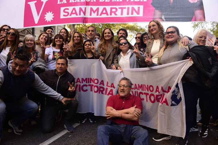 Victoria Tolosa Paz en la marcha universitaria. Victoria Tolosa Paz en la marcha universitaria.