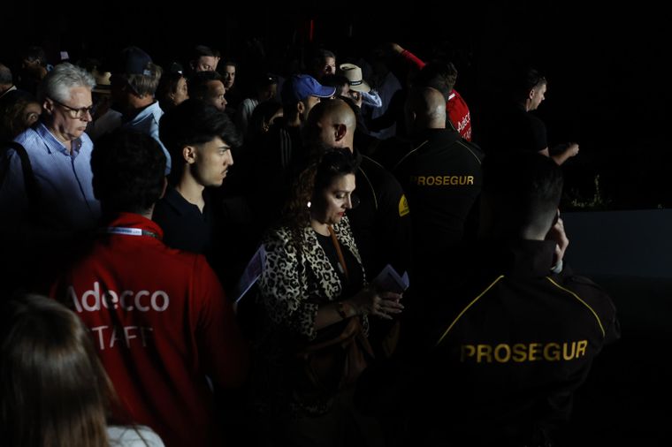 Por un apagón histórico, se suspendió la jornada del Masters 1000 de Madrid. Foto: EFE