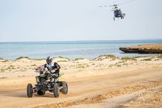Giroud se afirma como líder en quads. Foto: @dakar Giroud se afirma como líder en quads. Foto: @dakar