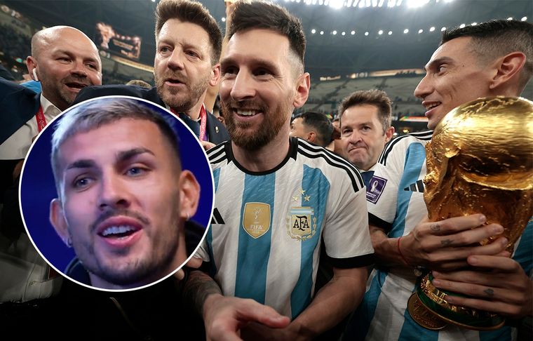 La historia de la Copa del Mundo falsa Di María y Paredes revelaron una insólita anécdota sobre la Copa del Mundo.