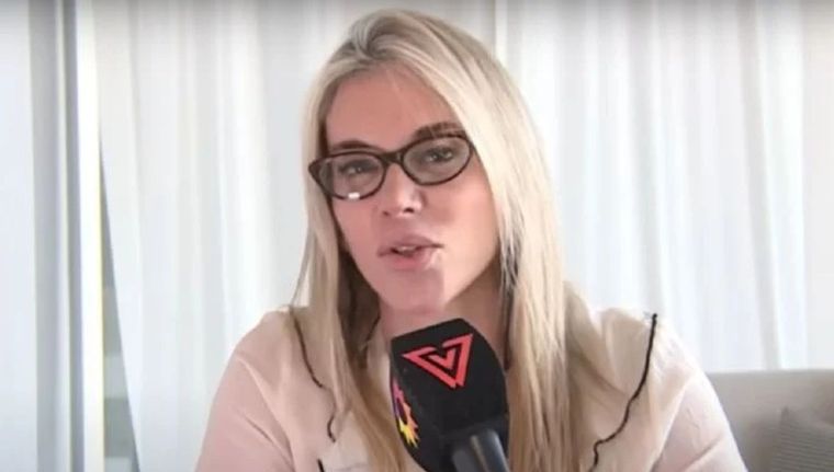 La defensora del futbolista fue contundente. Foto: Captura de pantalla TV.