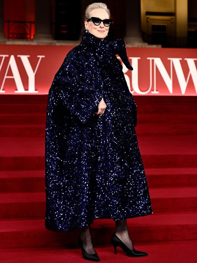 Así fue el look de Meryl Streep. Así fue el look de Meryl Streep.