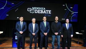 Los cinco candidatos a gobernador que pujarán por el sillón de San Martín. Foto: MAXIMILIANO RÍOS / MDZ