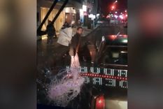 El hecho se produjo el este lunes por la noche