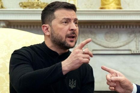 El presidente de Ucrania visitó la Casa Blanca el viernes. Foto: Getty Images