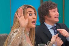 Fátima Fllorez y Javier Milei estuvieron en un programa de Crónica Foto: Captura de video El Trece