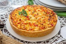 tarta de pollo y vegetales sin gluten ¡super saludable!