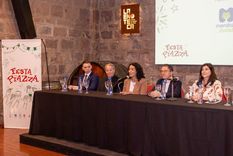 Autoridades provinciales, municipales y referentes de la colectividad italiana participaron del lanzamiento oficial en La Enoteca.