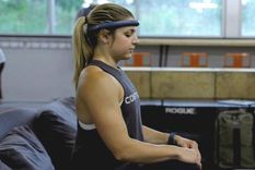 Emma Baumert dice que la banda FocusCalm la ayuda a relajarse. Foto: Emma Baumert