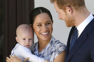 MDZol | Meghan junto a Archie, con pocos meses de vida.