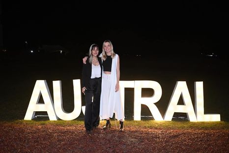 “Tati” Leclercq junto a Delfina Lanusse. “Tati” Leclercq junto a Delfina Lanusse.