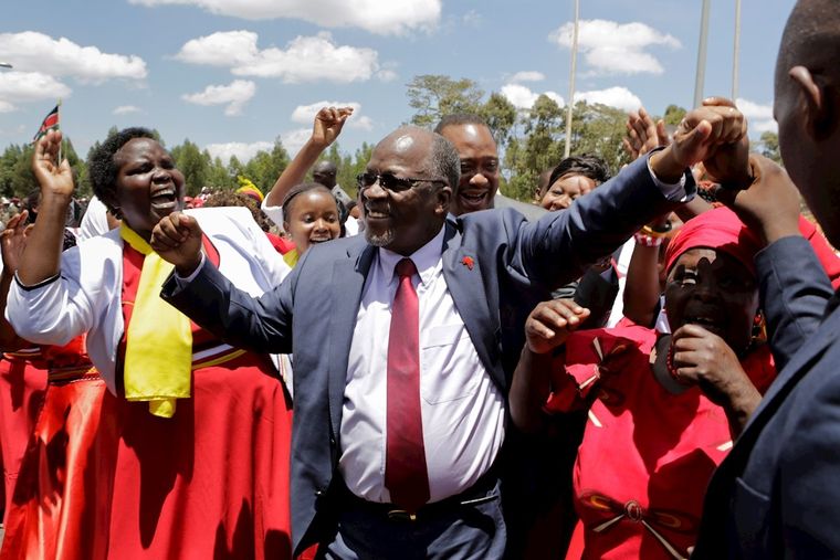 El presidente de Tanzania, John Pombe Magufuli Foto: EFE