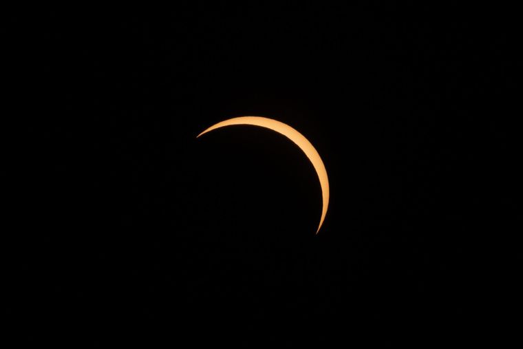 El eclipse solar total oscureció parte del territorio español.