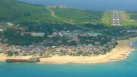 La isla de Annobón desde arriba. Foto: Instagram | @guinea_equatorial La isla de Annobón desde arriba. Foto: Instagram | @guinea_equatorial