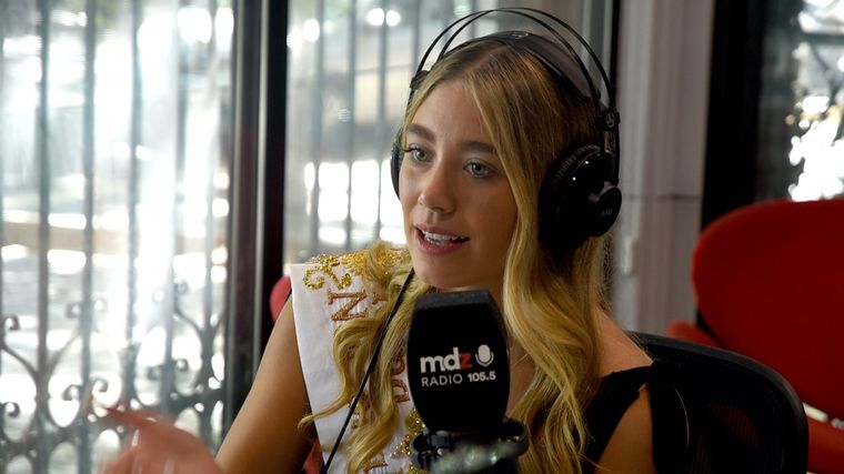 Agostina Saua, la Reina Nacional de la Vendimia 2024 que compartió un mensaje de amor.