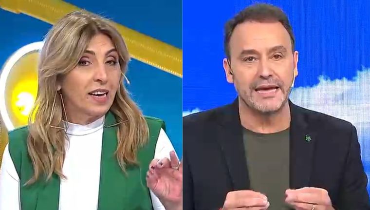 Los compañeros se sacaron chispas. Foto: Capturas de pantalla TV.