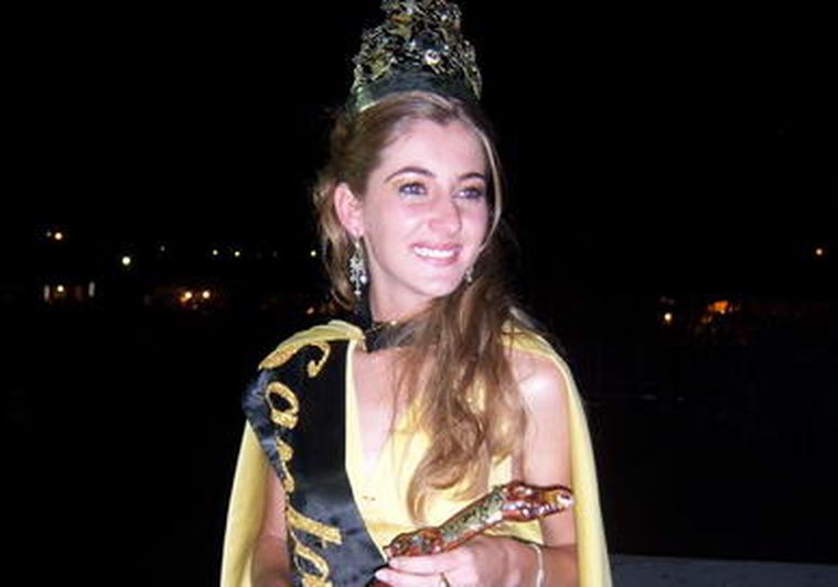 Valeria Amprino entregará la corona vendimial a la nueva reina de Santa Rosa.