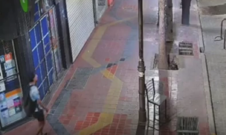 El detenido. Foto: captura de video.