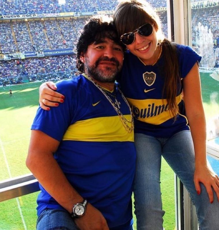 Dalma y Diego Maradona Foto: Instagram