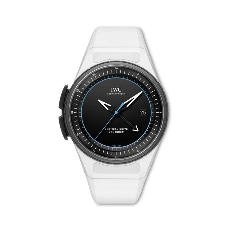 IWC diseñó el Venturer Vertical Drive específicamente para misiones espaciales de lujo. IWC diseñó el Venturer Vertical Drive específicamente para misiones espaciales de lujo.