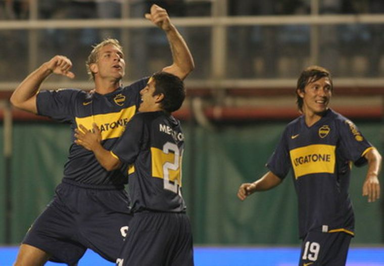 Palermo empató el partido para Boca en el segundo tiempo. Foto: Fotobaires