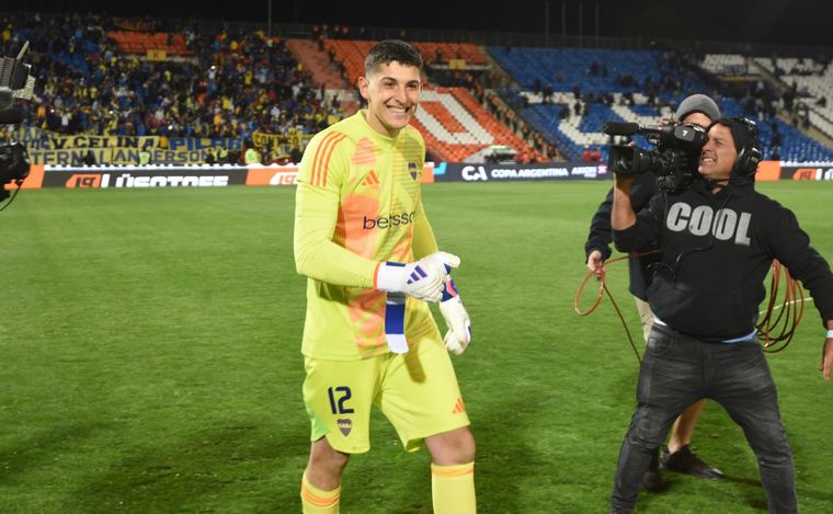 Leandro Brey se fue feliz tras la victoria. Foto: Santiago Tagua / MDZ