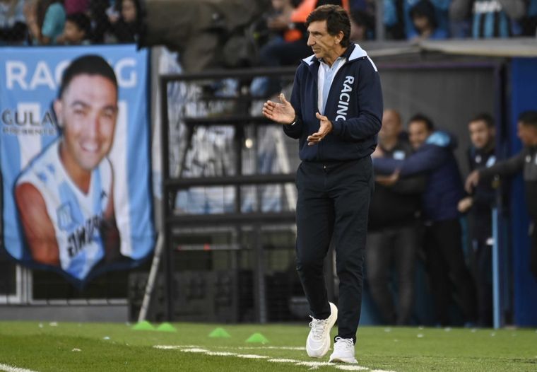 Costas se mostró contento con el triunfo de Racing ante Boca. Foto: FotoBaires