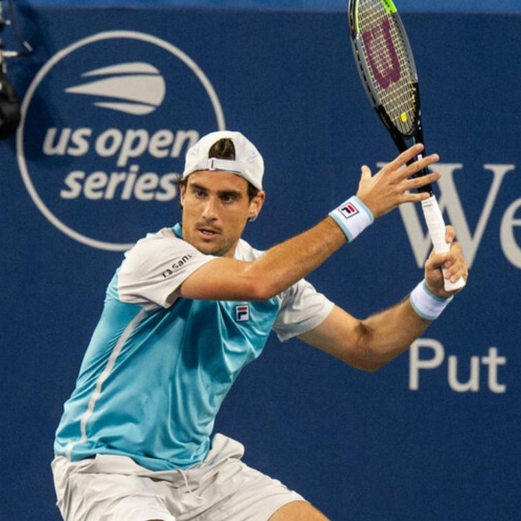 Pella arrancó con todo eliminando a David Goffin en sets corridos Foto: Instagram @guido_pella