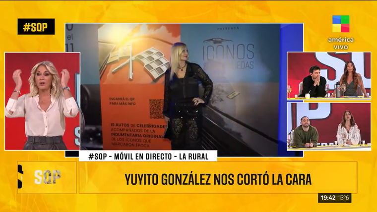 Yanina Latorre apuntó contra Yuyito González. Foto: captura de video/ América TV. Yanina Latorre apuntó contra Yuyito González. Foto: captura de video/ América TV.