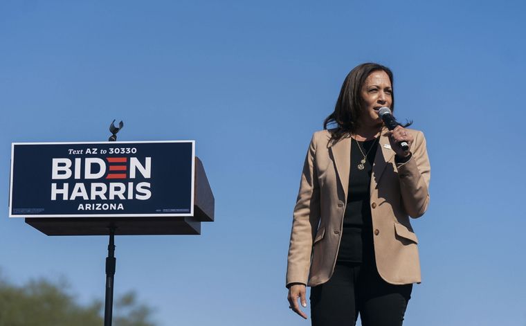 Kamala Harris ocupará el lugar que decidió dejar Joe Biden. Foto: Noticias Argentinas