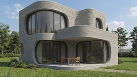 La impresora 3D deposita capas de hormigón de manera precisa, transformando la manera de construir casas y acelerando los tiempos de obra.