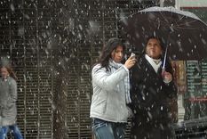 Una provincia bajo alerta por nieve Foto: NA Una provincia bajo alerta por nieve Foto: NA