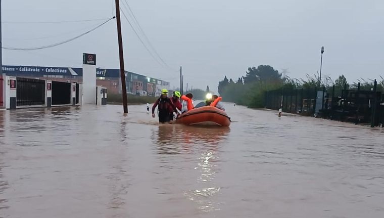 Las inundaciones, cada vez más habituales en el mundo. Foto: EFE