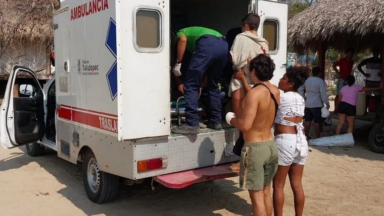 El brutal ataque contra los tres turistas argentinos sucedió el viernes por la tarde en la costa de Oaxaca. Foto: Informador.mx