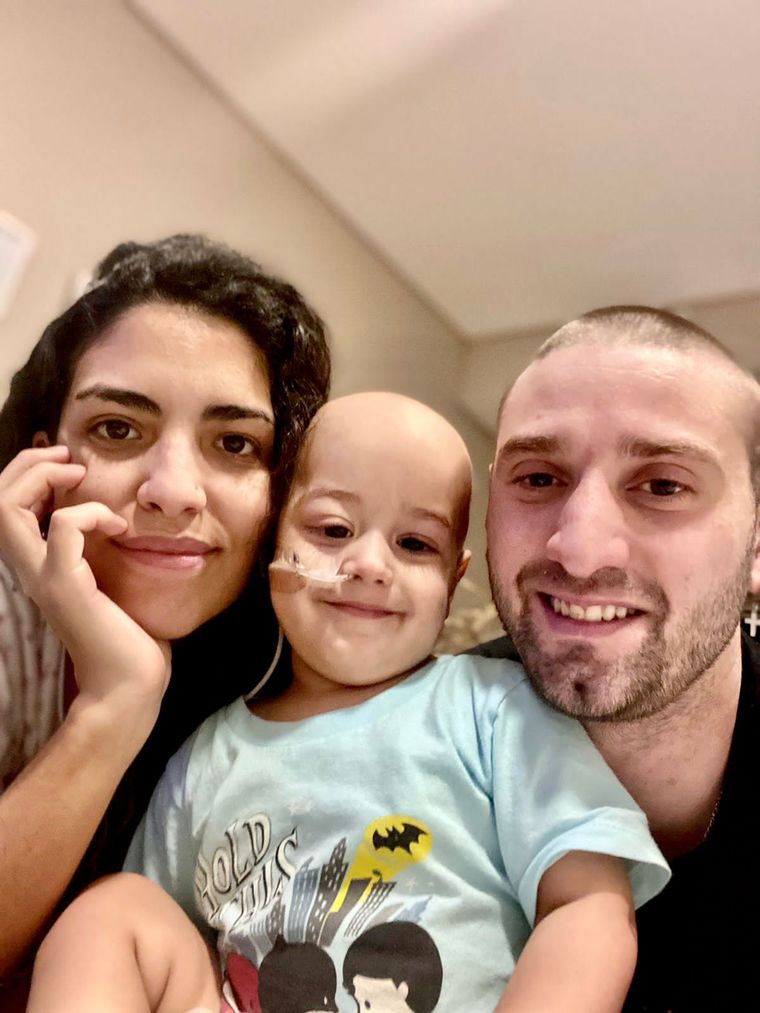Benicio tiene 1 año y 9 meses y fue diagnosticado con neuroblastomia