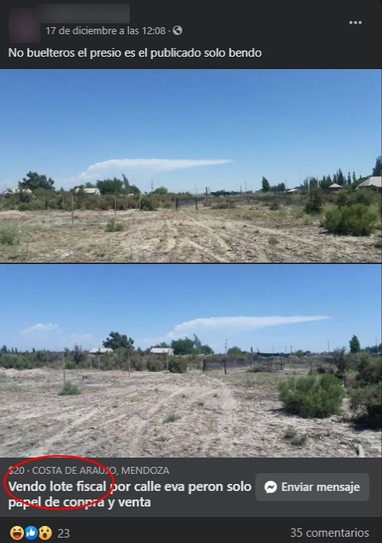 Sin vueltas La oferta sigue en pie, a pesar de las críticas.