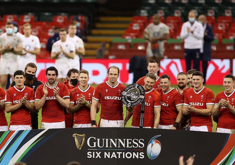 Gales se quedó con la Triple Corona por 22° vez en su historia. Foto: @Perrugby