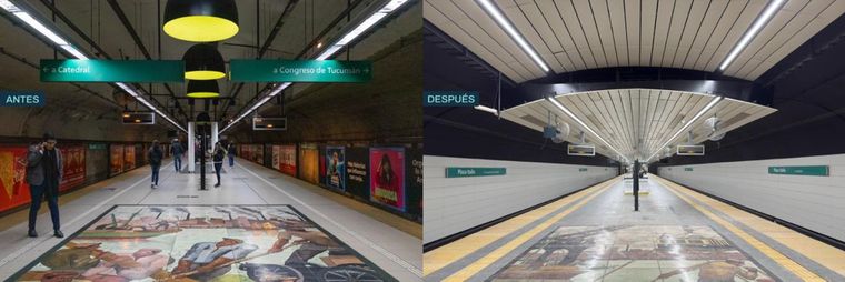 Tras las refacciones, este martes reabrirá la estación de Plaza Italia Tras las refacciones, este martes reabrirá la estación de Plaza Italia