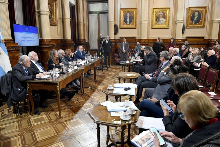 Durante dos horas, el Senado debatió la ampliación de miembros de la Corte Suprema.