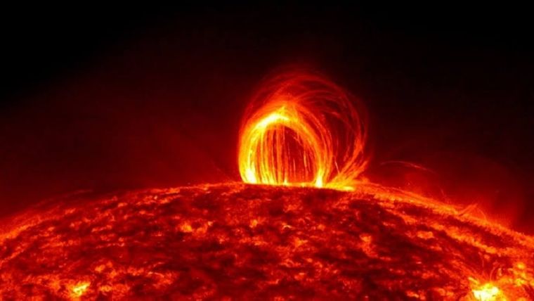 A principios de esta semana se produjo una erupción solar masiva en el hemisferio norte del Sol Foto: X @AlertaNews24