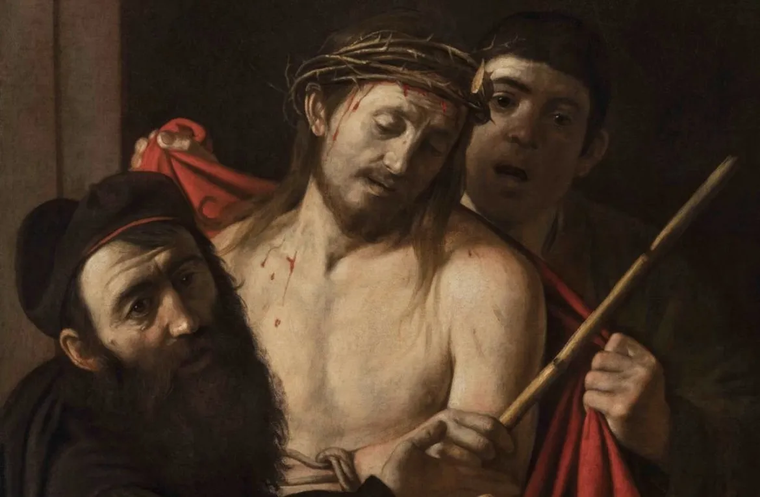 Caravaggio, “ Ecce Homo” ahora en El Prado (detalle)
