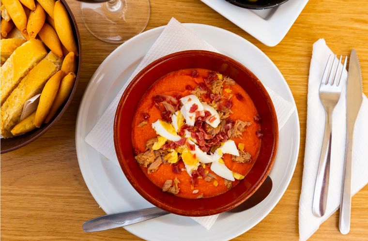 Porra antequerana Un plato simple y económico que es furor en España Foto: Shutterstock