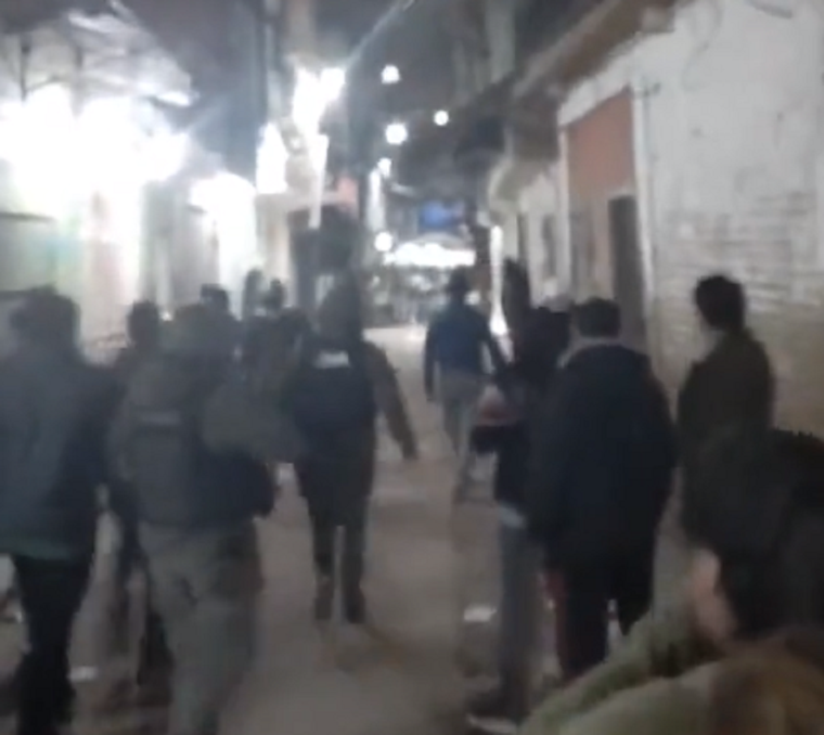 Incidentes en la Villa 1-11-14 Foto: Captura de video.